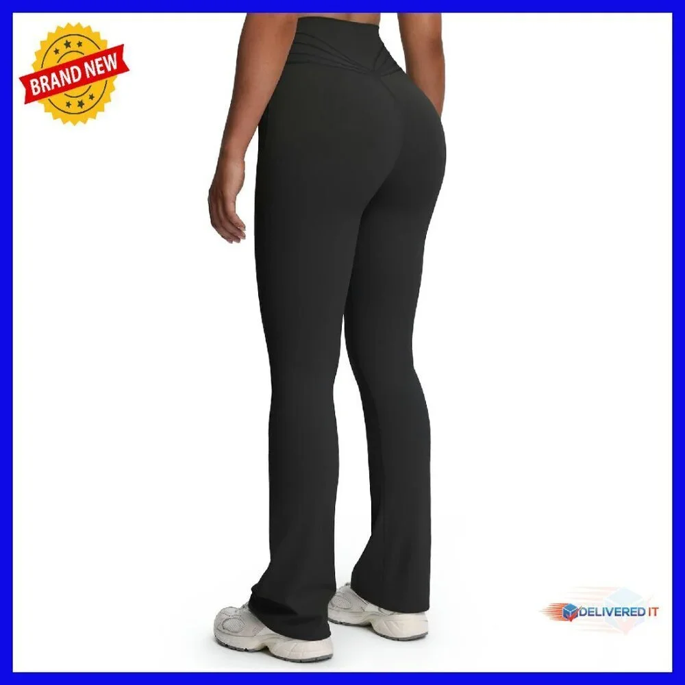 High Waisted Tummy Control Flare Leggings Yoga Pants 29/31/33